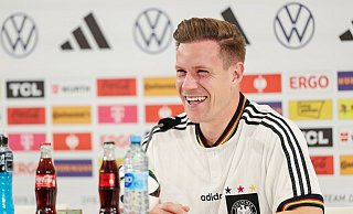 Marc-André ter Stegenj hat gut Lachen. Endlich ist er die deutsche Nummer eins. - Daniel Löb/dpa