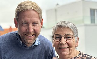 Dorothea Martl und Michael Athens sind davon überzeugt, die restlichen Spendengelder von "Wasser für Labgar" gut weitergereicht zu haben. - Jens Reddeker