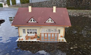 Was Hauseigentümer selbst tun können, um sich gegen Hochwasser zu schützen, verraten diverse Ratgeber. Die Stadt ist auch nicht untätig. - Rainer Holzkamp