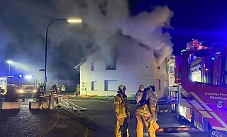 Nach dem Brand in Eilshausen ermittelt nun eine Mordkommission. - Freiwillige Feuerwehr Hiddenhausen