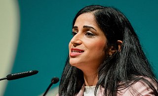 Schahina Gambir setzt im Wahlkampf auch auf das Thema soziale Gerechtigkeit. - Nils-Leon Brauer Schahina Gambir setzt im Wahlkampf auch auf das Thema soziale Gerechtigkeit. - Nils-Leon Brauer