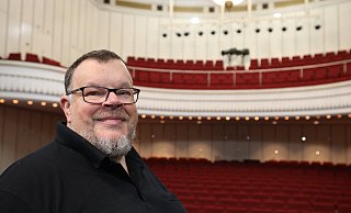 Jens Hollweger ist der neue Bühnenmeister im Theater im Park. - Ulf Hanke