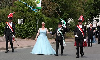 Das Königspaar Reinhard Bobbert und Christiane Bobbert. - Torsten Wegener