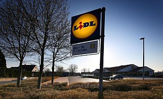 Der Lidl-Markt in Bünde-Spradow wurde am Samstagabend überfallen. - Gerald Dunkel