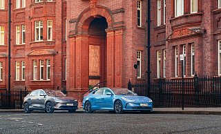 Aufbruch: Die chinesische Automarke MG mit britischen Wurzeln will mit IM6 (l) und IM5 nun auch in Europa ins automobile Oberhaus drängen. - MG Motor/dpa-tmn