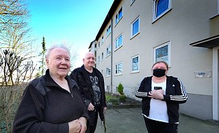 Natalia Galauner ist Mieterin einer Mietwohnung an der Straße Auf dem Knüll. Seit Dezember 2017 wohnt sie dort. Im Januar 2018 begannen ihre Probleme mit Schimmelbefall in mehreren Räumen. - Andreas Frücht