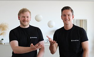 Lennart Wiegmann (l.) und Alexander Stirken haben Inno Creo gegründet. - Inno Creo