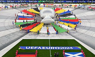 Die EM in Deutschland ist eröffnet. - Peter Kneffel/dpa