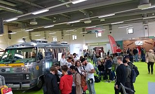 Volles Haus: Die Connect-Ausbildungsmesse Paderborn ist am ersten Tag gut besucht.  - Moritz Jülich