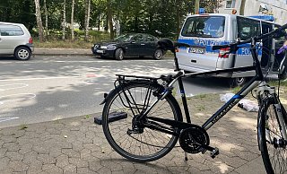 Auf der Elverdisser Straße wurde ein Radfahrer schwer verletzt. - Charlotte Mahncke