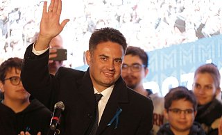 Peter Marki-Zay wird bei der Parlamentswahl 2022 den Ministerpräsidenten Viktor Orban herausfordern. - Foto: Laszlo Balogh/AP/dpa