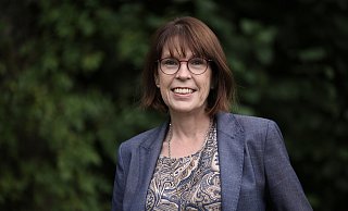 Stefan Janßen-Rickmann geht optimistisch in die letzten Tage des Wahlkampfes. Ihr erstes Ziel hat sie fest vor Augen: Sie will am 13. September und die beiden Kandidaten mit den meisten Stimmen kommen. Foto: GERALD DUNKEL - www.gerald-dunkel.de