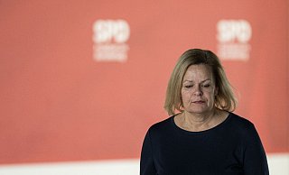 Nancy Faeser (SPD): «Unser Rechtsstaat darf nicht von innen heraus sabotiert werden können.» - Hannes P. Albert/dpa