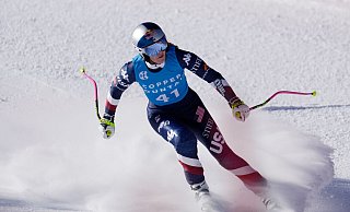 US-Star Lindsey Vonn startet beim Weltcup in Beaver Creek als Vorläuferin. - John Locher/AP