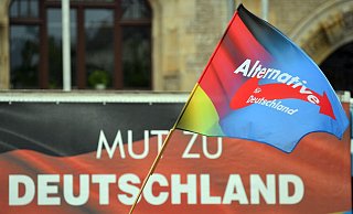Die AfD befindet sich derzeit in einem Umfragehoch. - Hendrik Schmidt/dpa-Zentralbild/ZB
