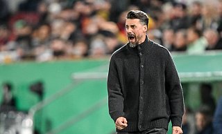 Der Frust muss raus: Sandro Wagner schreit am Spielfeldrand. - Harry Langer/dpa