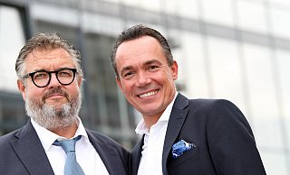 Vertrautes Gespann: Christoph Borchard (l.) und Thomas Hagedorn machen auch bei Gleis 13 gemeinsame Sache. - Patrick Menzel