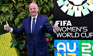 Findet die Angebote für die TV-Rechte der Frauen-WM 2023 alles andere als gut: FIFA-Boss Gianni Infantino. - Alan Lee/Photosport/AP/dpa