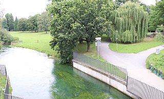 Mit einem Teil des Geldes wird der erste Abschnitt des Paderauenparks mitfinanziert, der den gesamten Bereich noch attraktiver machen soll. - Holger Kosbab
