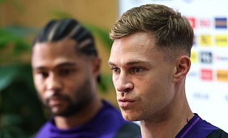 Kapitän Kimmich kommentiert die Absage von Torwart Bernd Leno. - Daniel Löb/dpa