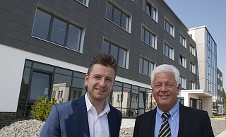 Marc und Ulrich Euscher haben entschieden, vorsorglich Insolvenz in Eigenregie anzumelden. Der Wegfall der Westfalen-Weser-Netz-Aufträge im Mai habe diesen Schritt, sagt Marc Euscher. - Peter Steinert (Archivbild)