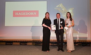 Thomas Hagedorn erhält bei einer Gala in Frankfurt den "Best Managed Companies Award 2025". - Hagedorn Pressefoto Thomas Hagedorn erhält bei einer Gala in Frankfurt den "Best Managed Companies Award 2025". - Hagedorn Pressefoto