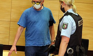 Beim Prozess vor dem Landgericht in Bielefeld: Albert S. aus Preußisch Oldendorf. - Wolfgang Rudolf