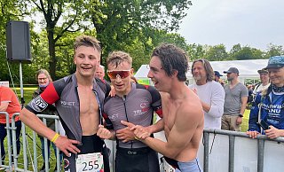 Knapp 600 Teilnehmer traten beim Dalkeman, dem Triathlon des Gütersloher TV an. - Robert Becker