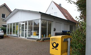 In Mennighüffen betreibt die Post derzeit wieder eine Interimsfiliale. - Judith Gladow