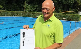 Was ist erlaubt bei der Bademode? Mit dem Infoblatt vom Loher Schwimmmeister Matthias Becker bleiben keine Fragen offen - Andreas Jürgensmeyer
