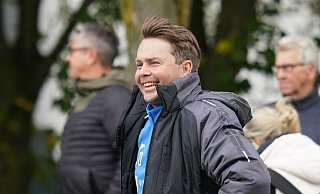 Heute im Glück: Trainer des SC Herford Tim Daseking. - Yvonne Gottschlich
