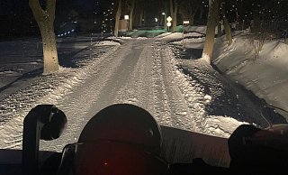 Am Sonntag in den frühen Morgenstunden zeigte sich bereits, dass die Gemeinde Hüllhorst stark von Schneefall und insbesondere von Schneeverwehungen betroffen war. - Feuerwehr Hüllhorst
