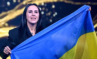 Die ukrainische Sängerin Jamala während der Show «Germany 12 Points - der deutsche ESC-Vorentscheid» im März vergangenen Jahres. - Britta Pedersen/dpa