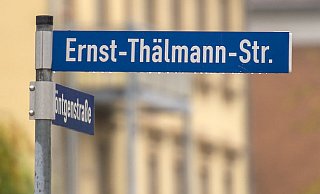 Soll Woldemar-Winkler-Straße heißen: Die nach dem Kommunistenführer benannte Erst-Thälmann-Straße. - Norbert Millauer