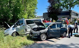 Zu dem Zusammenstoß kam es auf der Schöninger Straße in Höhe Grafhöster Weg. - Ralph Meyer