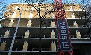 Das sogenannte Lamarr-Kaufhaus sollte im zweiten Halbjahr 2025 eröffnet werden. - Helmut Fohringer/APA/dpa