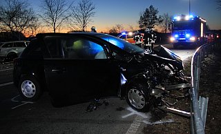 Die Fahrerin des Opel Corsa hat mutmaßlich die Vorfahrt missachtet. - David Schellenberg