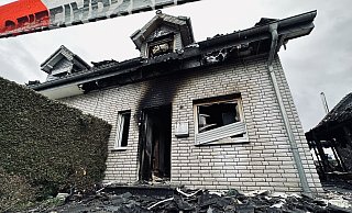 Die vom Brand betroffenen Grundstücke im Bielefelder Stadtteil Oldentrup. - Stefan Becker