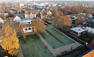 Im Hövelhofer Ortskern wird es mindestens bis Ende Juni sehr ruhig bleiben. - Jens Reddeker