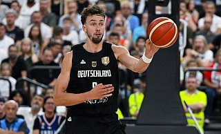 Franz Wagner und die deutschen Basketballer schlagen Spanien. - Sven Hoppe/dpa
