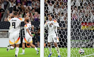 Niclas Füllkrug erzielte sein 14. Länderspiel-Tor. - Fabian Strauch/dpa