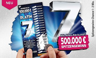 Platin 7 bietet 20 Gewinnchancen. - © WestLotto
