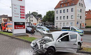 Am VW Golf entstand Totalschaden. - Charlotte Mahncke