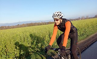 Für eine Radsport-Challenge zwischen Heiligabend und Silvester trat David Loer aus Bad Wünnenberg in die Pedale. - cpd