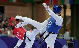 Lorena Brandl verlor den Kampf um Bronze. - Andrew Medichini/AP/dpa