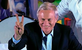 Zeigt sich siegessicher: Der Präsidentschaftskandidat der Republikanischen Partei, Jose Antonio Kast. - Foto: Esteban Felix/AP/dpa