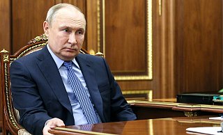 Stelle sich den Fragen von Tucker Carlson: Wladimir Putin. - Alexander Kazakov/Sputnik Kremlin/AP/dpa