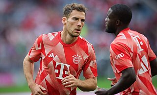 Münchens Leon Goretzka (l) ist bereit für sein DFB-Comeback. - Christian Charisius/dpa