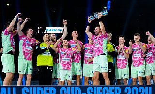 Die Füchse Berlin haben den Supercup gewonnen. - Marco Wolf/dpa