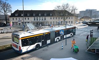 Für die Umgestaltung des Bahnhofsumfeldes in Gütersloh fehlen noch die konkreten Beschlüsse. - Andreas Frücht